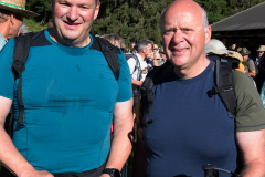 Josef Niedermaier Tölz Landrat und Alexander Radwan, Foto tp, Hauptalmbegehung des AVO in Rottach Egern , hier an der ersten Station Sieblalm der Auftakt, Foto tp, Jubiläumshauptalmbegehung, zur einmalligen Nutzung Almbauern im Rahmen der Hauptalmbegehung